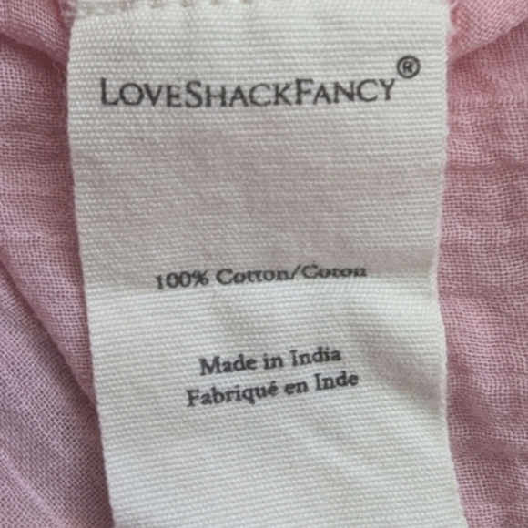 LOVESHACKFANCY Capri Tiered Shirred Midi Dress Size M | Romantic Floral | Fairy - Picture 13 of 13